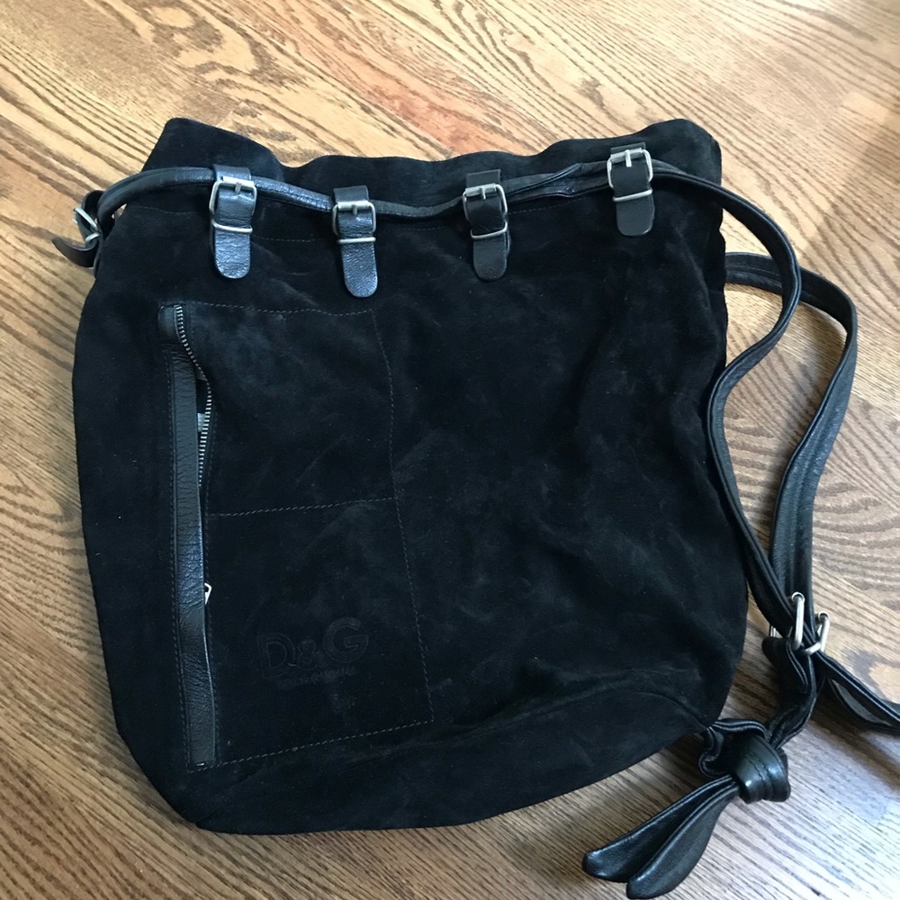 D&G suede bucket tote!